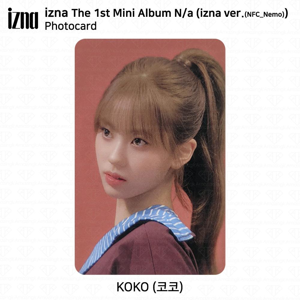 izna Первый мини-альбом N/a NFC_Nemo ver Official Selfie Photocard ID Card KPOP