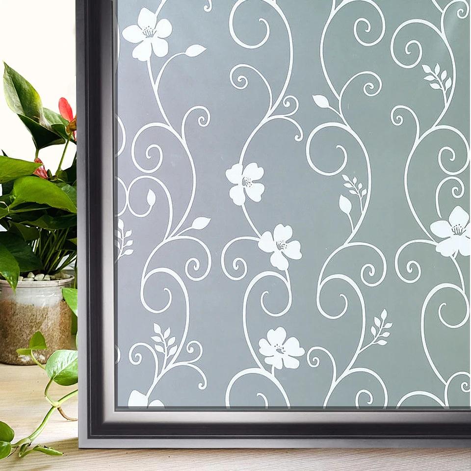 2/3/5 метров матовая оконная пленка конфиденциальность витраж самоклеящаяся виниловая пленка для домашней изоляции взрывозащищенная оконная наклейка