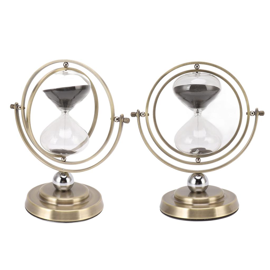 Металлические песочные часы простые современные точные часы нежные песочные часы украшение дома бронзовый цвет