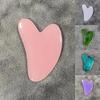 Resin Heart-Shaped Scrapping Piece Massage Back Neck Waist Scrapping Piece Beauty Salon Whole Body Scrapping Spa Tools
