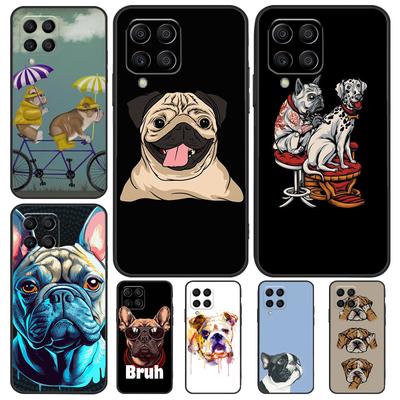Чехол Мопс Английский Бульдог Для Samsung Galaxy M32 M52 M12 M22 M13 M23 M33 M53 M14 M34 M54 M31 M51 M20 M31s M30s