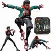 ПВХ Фигурка Человека-паука Майлза Моралеса - Из коллекции Across the Spider-Verse, Подвижная Игрушка-Модель для Фанатов Marvel