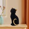 Фигурка кошки из смолы коллекционное украшение для гостиной полки рабочего стола