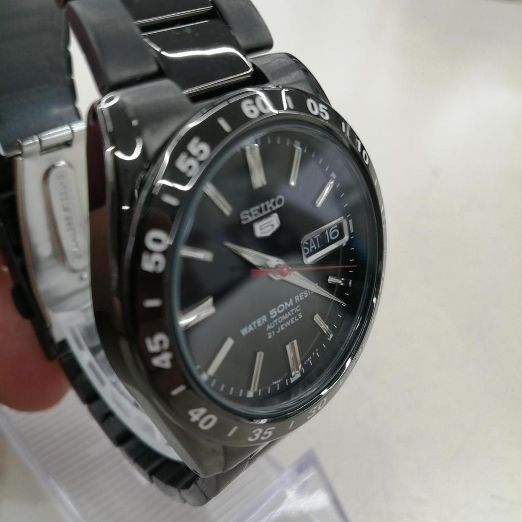 Used SEIKO 7S26-02T0 Black Automatic Watch