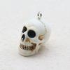 6pcs Mini Halloween Ghost Pendant Resin Craft Skeleton Keychain Fashion Skull Car Keyring  Gifts
