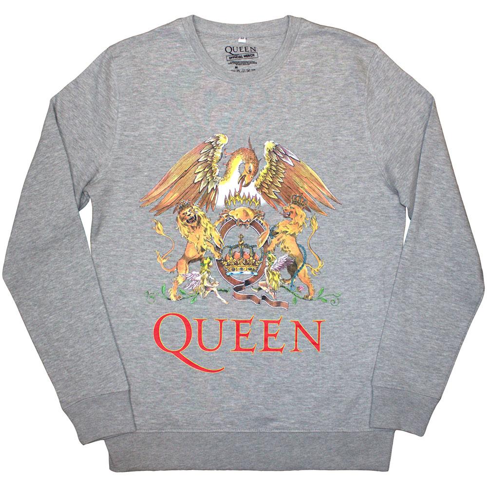 Queen Unisex Adult Classic Crest Sweatshirt