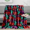 Multiple sizes Pattern of laughter "HA" Blanket Suitable for Home Bedroom Sofa Travel Camping Blanket Various Sizes for Gifts