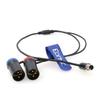Eonvic Lectrosonics SRc5P 2-Channel Audio Output Cable Low Profile XLR 3-Pin for Sound Devices TA5F 633 664 688 302 552 788T Zaxcom