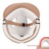 Breathable Infant Safety Helmets Hat Solid Color Lightweight Design Head Protector for Learning to Walk Toddler Baby