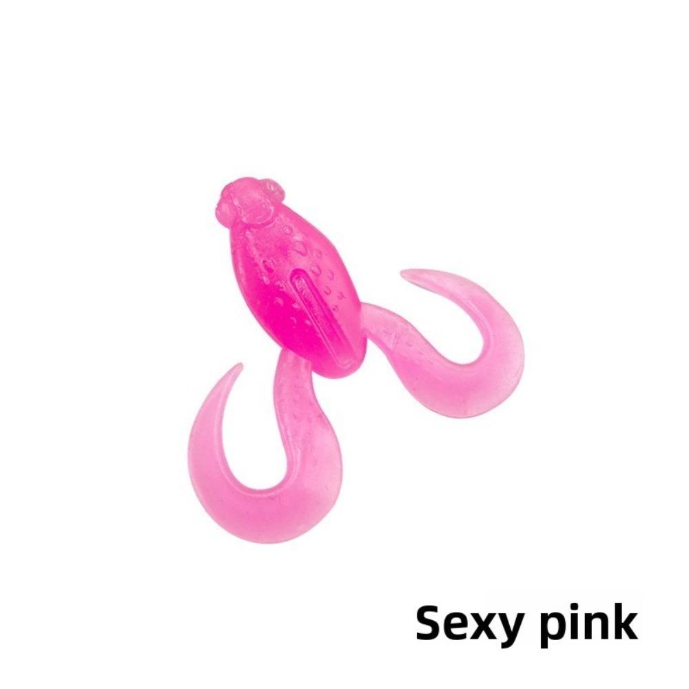 4pcs/Bag 10cm Length TPE Fishing Bait Floating Design Bionic Fake Bait  Bass Fishing