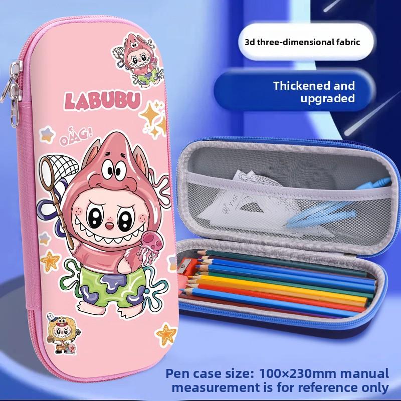 Пенал для канцелярских принадлежностей для учеников начальной школы, милый 3D объемный пенал, детский пенал большой вместимости для мальчиков и девочек