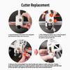 9PCS Scraper Design Filament Cutter Tool Head Cutter for Bambu Lab X1 P1S P1P A1 For 3D Printers