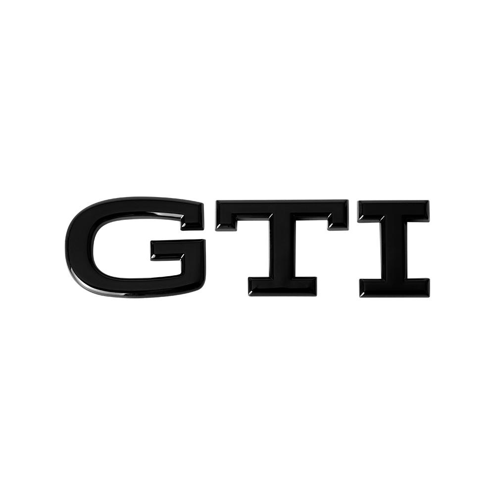 AABIN1 3D ABS GTI Emblem Car Body Tail Trunk Decoration Stickers Auto Accessories For Volkswagen VW Golf Polo Beetle Passat T-ROC Caddy