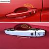 Car Side Door Handle Decoration Protection Cover Trim For Mitsubishi Outlander  - 2025 ABS Chrome / Carbon Fiber Accessories