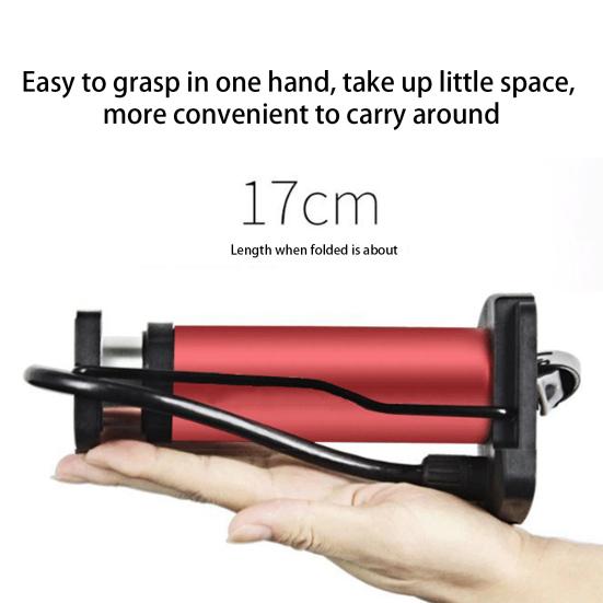 Мини-велосипедный напольный насос портативный 160PSI алюминиевый универсальный мини-велосипедный автомобильный ножной насос для шин автомобильные принадлежности