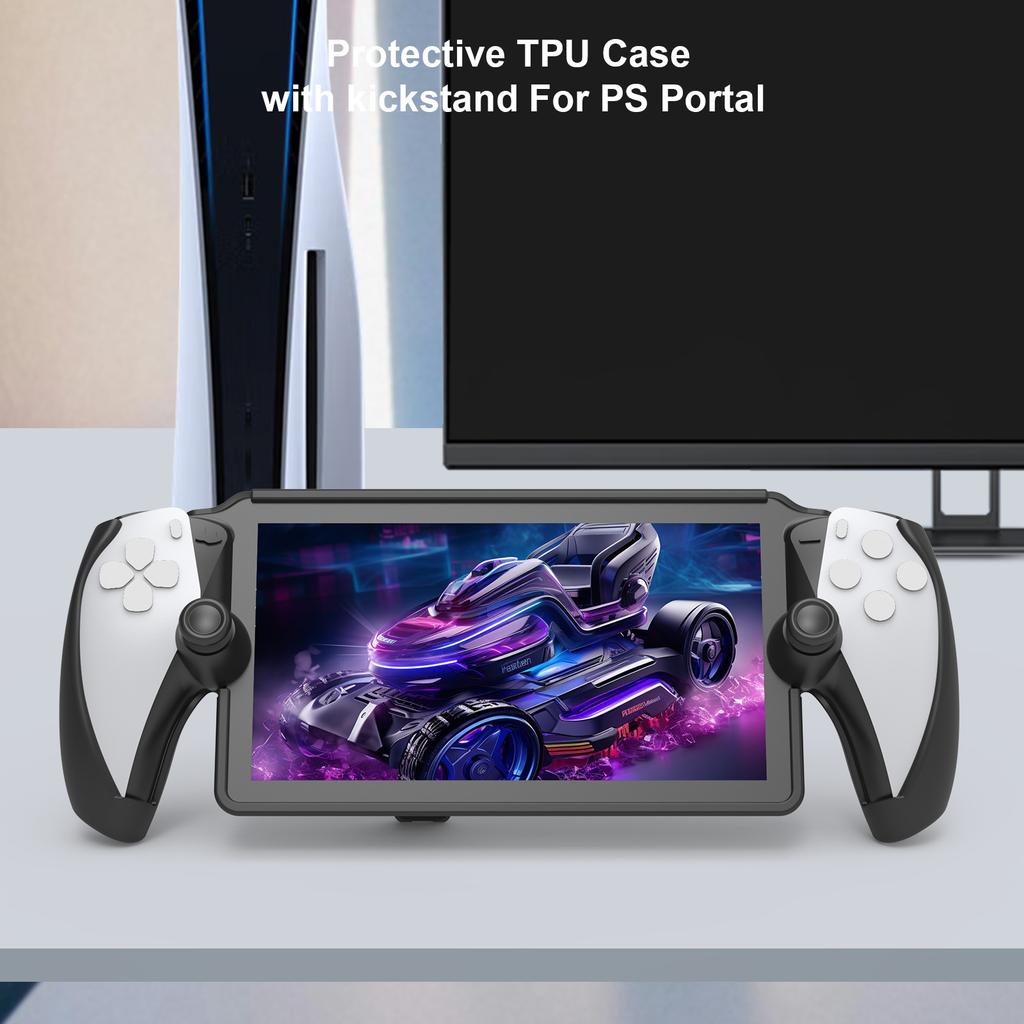 JYS JYS-P5191 для PS5 Portal TPU защитный чехол игровая консоль противоударный чехол с подставкой