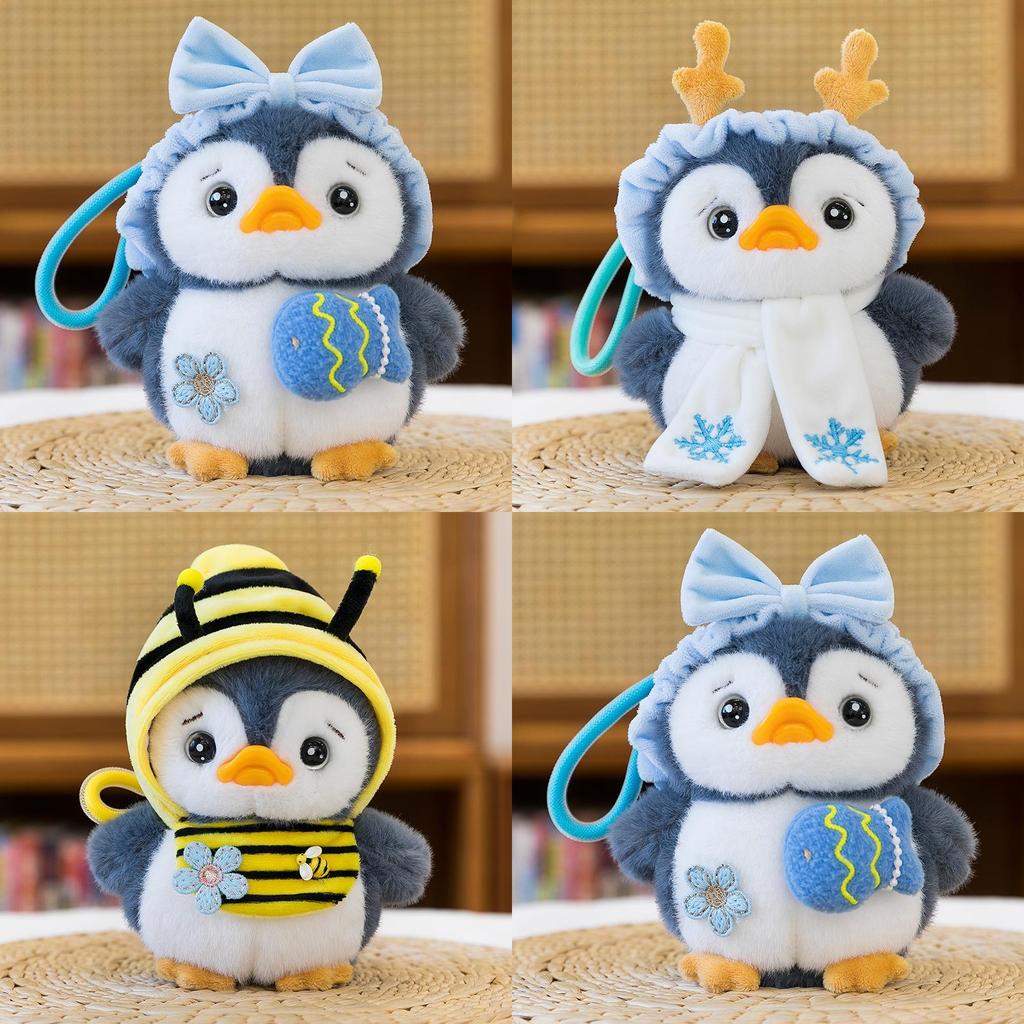 Plush Penguin Doll With Soft Short Pile Fabric For Kids Baby Gift And Room Decor