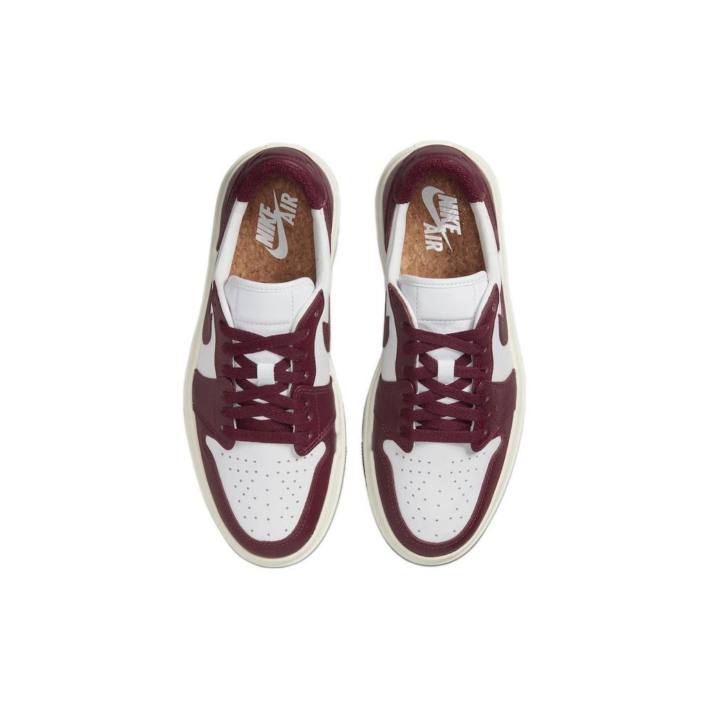 Womens Air Jordan 1 Elevate Low 'Dark Beetroot' (women's sizes) White / Sail / Dark Beetroot Vintage Basketball Shoes DH7004 161