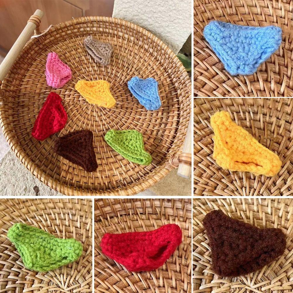 Многостилевое вязаное нижнее белье с кружевом для хлопковых кукол 10 см/для кукол-животных 13 см