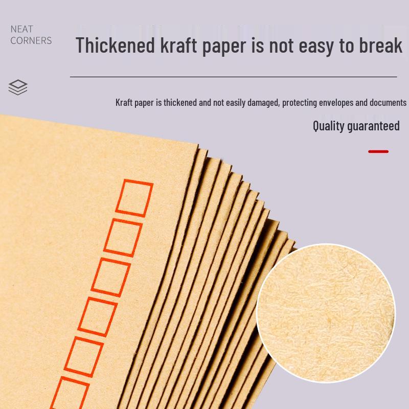 Улучшенный желтый крафт-конверт - Стандартный размер для отправки по почте