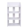 White 4 Tiers Shoe Rack Stand Storage Organiser Unit Shelf Home