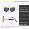 New Polarized Gradient Square Metal Frame Men's Sunglasses Fashion Vintage Women Sun Glasses UV400 Driving Fishing The Best Gift