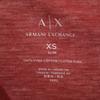 Armani Exchange Футболка с коротким рукавом и V-образным вырезом XS серия Бордо Мужская Б/У