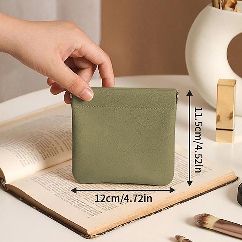Мешочек для помады Кожаный органайзер для кабелей Сумка-органайзер для монет и ключей