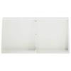 Retaining Wall 2 pcs 40 x 12 x 30 cm Steel White