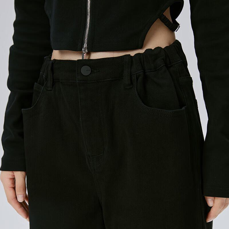 Aolayie Women's High-Waist Straight-Leg Jeans