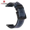 18mm 20mm 22mm Vintage Genuine Leather Strap Men Replacement Band for Samsung Galaxy 42mm 46mm Gear S2 S3 Huawei Watch GT 2 Pro