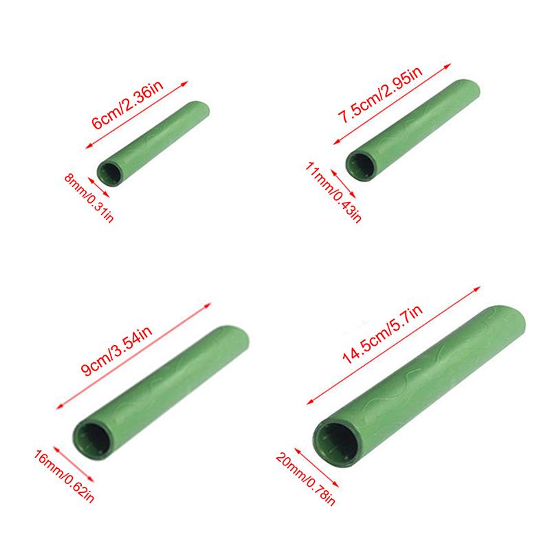 10/20/50 шт., соединительные трубы для поддержки растений, 8/11/16/20 мм, колья, прививочные палки, соединители, лозы, части восходящих растений, садовый инструмент
