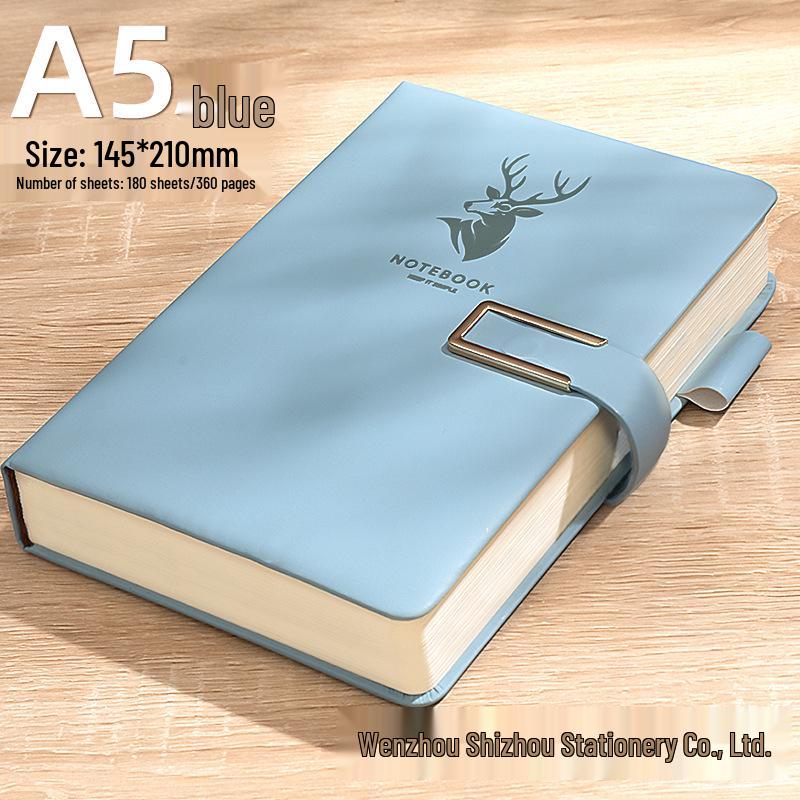 Personalized A5 Business Notebook with Logo - Thick Notebook for Office, Meetings, and Diary Use