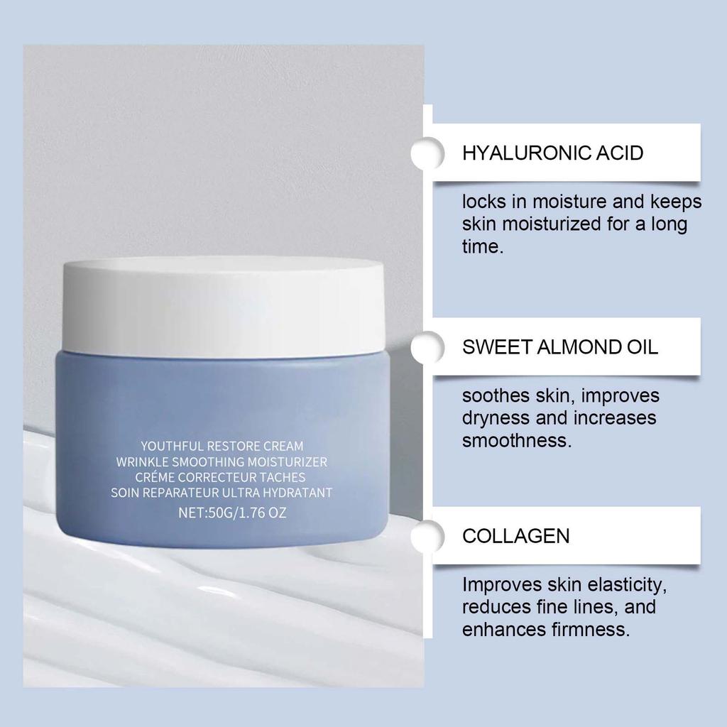 Увлажняющий крем от морщин, осветляющий морщины, укрепляющий и питательный крем 50 г