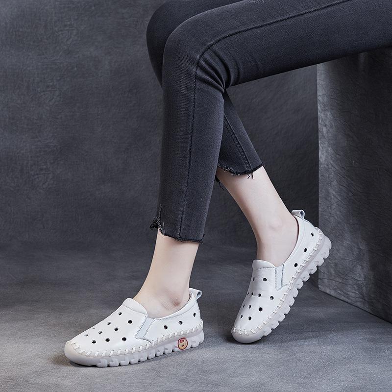 Повседневная обувь из коровьей кожи с мягкой подошвой