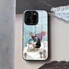 Классический Чехол для Телефона Кртек А Калоткы Для IPhone 17 Air 16 E Pro Max 15 14 13 Mini 12 Pro 11 Max Plus Черная Стеклянная Крышка