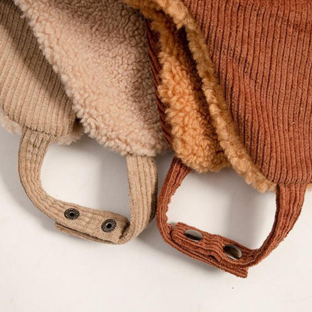 Thickened Ear Protection Cap Double Sided Wearable Bomber Hats High Quality Winter Hat Unisex