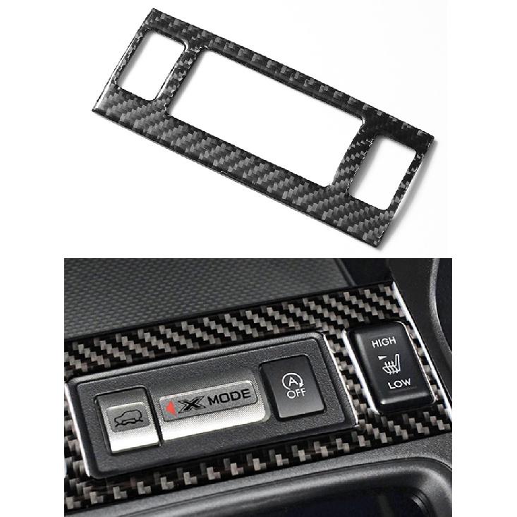 Автомобильная центральная консоль из углеродного волокна, панель переключателей кондиционера, задняя приборная панель, боковое вентиляционное отверстие Cov для Subaru Forester 2013-2018