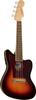 Fender Fullerton Walnut Tortoiseshell with Soft Case Jazzmaster® Ukulele, Fingerboard, Pickguard, 3-Color Sunburst,