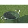 Shinki Gosei Tombo Strong Tab Tub, 30L with Handle, Moss Green, 43cm W X 42.5cm D X 34cm H, Food Sanitation Law Compliant, Made In Japan