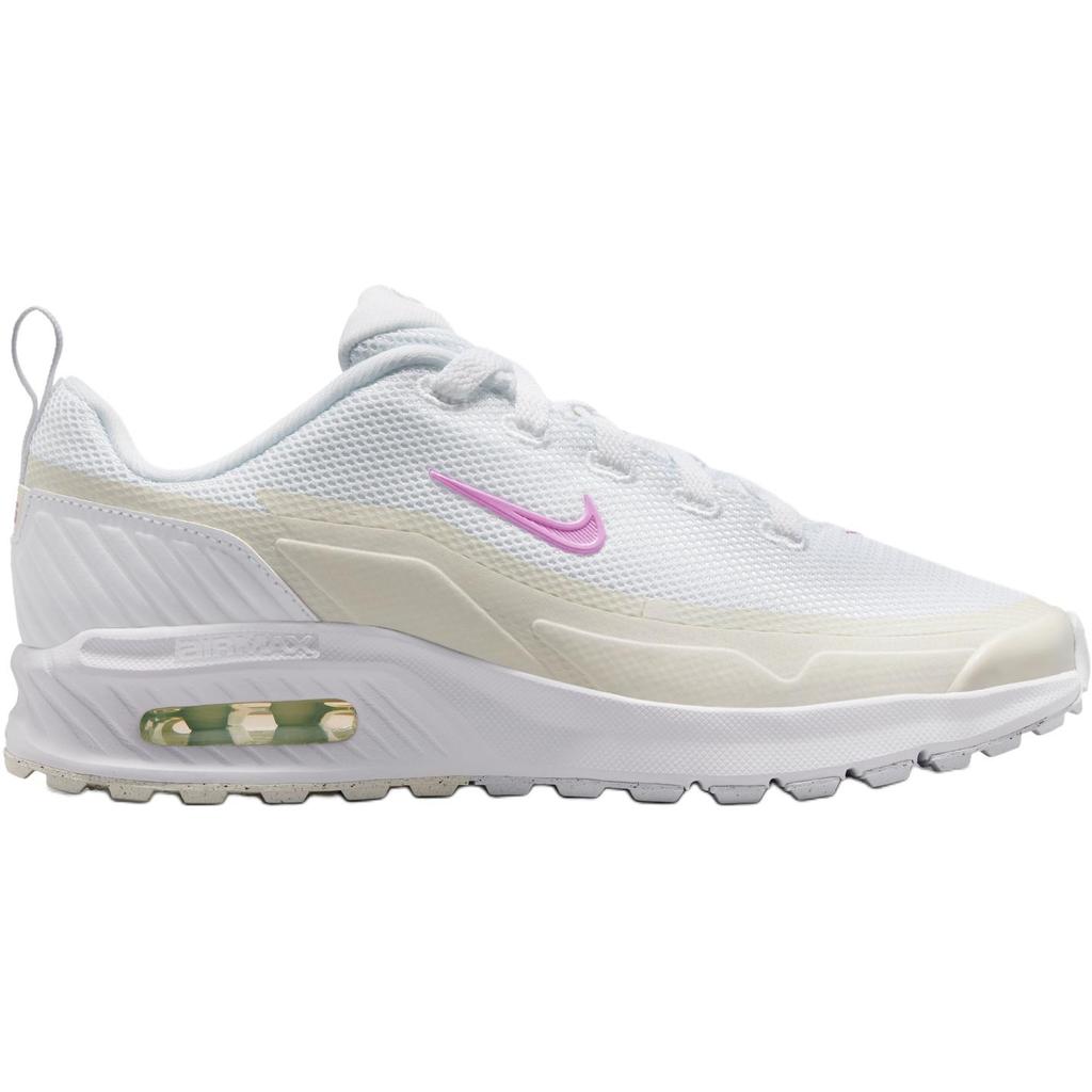Nike Air Max Bia Ткань Год Лошади Ограниченная Удобная Универсальная Низкий Верх Детские Беговые Кроссовки Детские кроссовки Белый IF2629-103