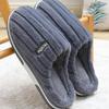 Men's Plush Non-Slip Indoor Slippers - Warm Winter Cotton with Thick Soles
