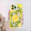 Фруктовый лимонный чехол для телефона для iPhone 14 13 12 11 Pro Max XS X XR SE 2020 6 7 8 Plus Mini Защитная крышка