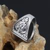 Кольцо Viking Odin Celtic Wolf Swallow Sun Moon Rune из титановой стали для мужчин