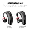 V9 Bluetooth 5.2 Гарнитура Беспроводные деловые наушники с цифровым дисплеем Наушники-крючки с одним ухом Hi-Fi Стерео Спортивные наушники-вкладыши с микрофоном