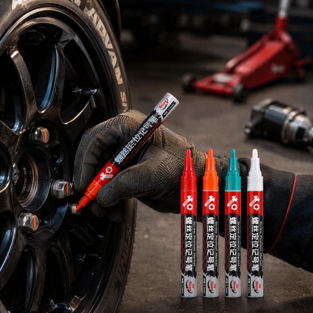 Screw Alignment Tool Paint Marker Pen Quick Dry Industrial Marker Maintenance Inspection
