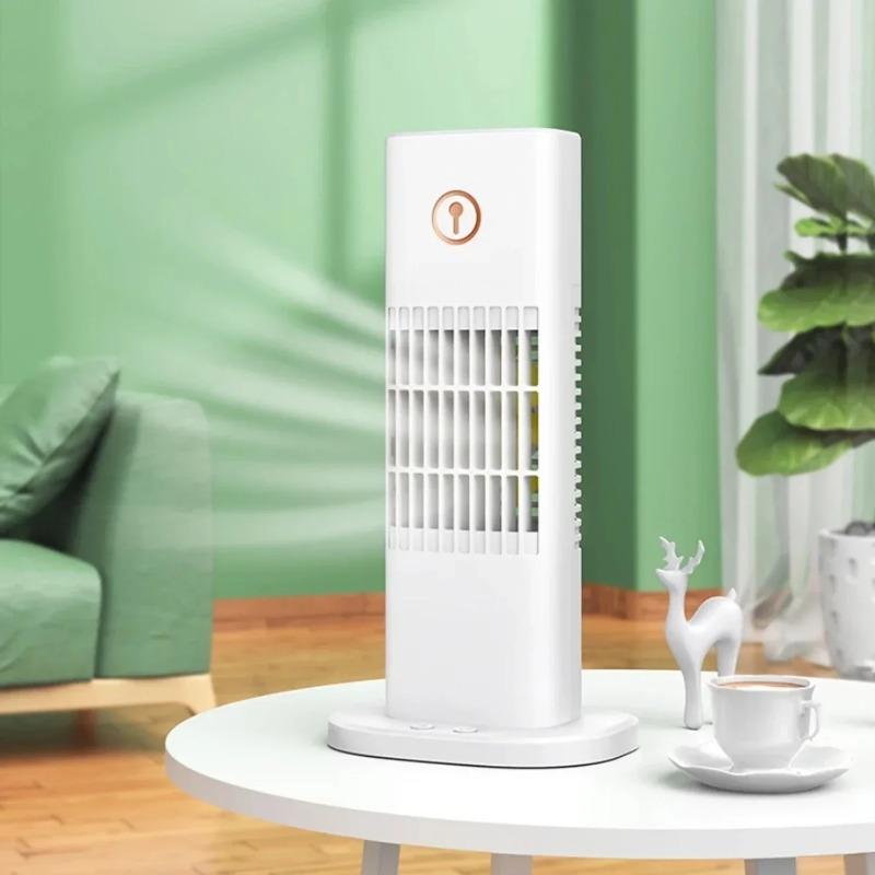 USB Air Conditioner Fan with Humidifier Cooling Spray Function for Home Office Desktop Use