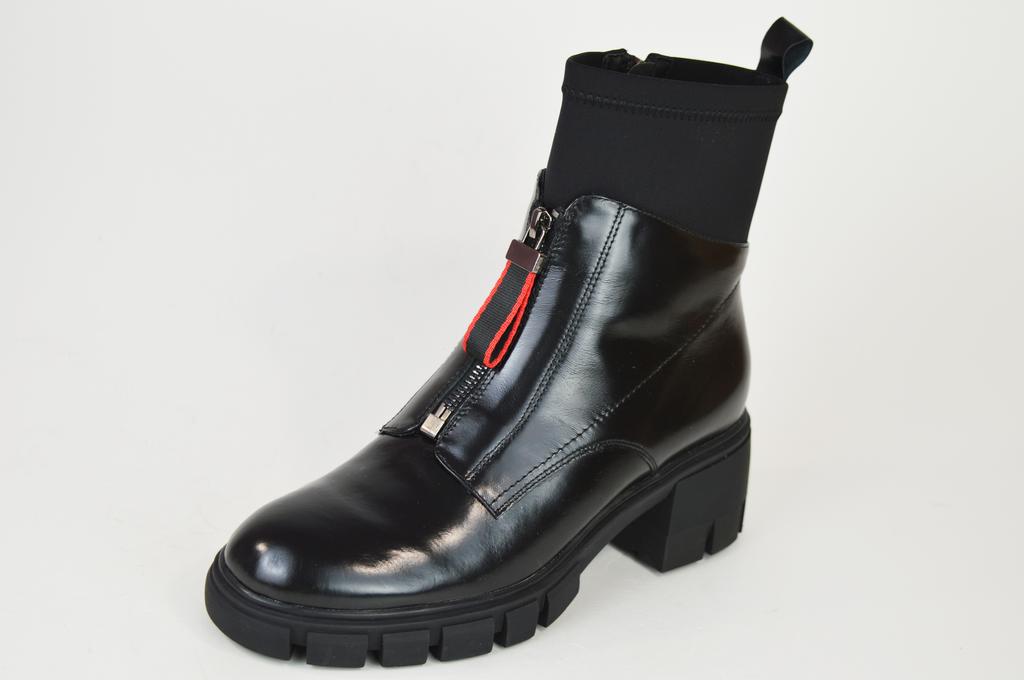Boots Geronea 31218 36 Black Leather-oil Black Tsigayka