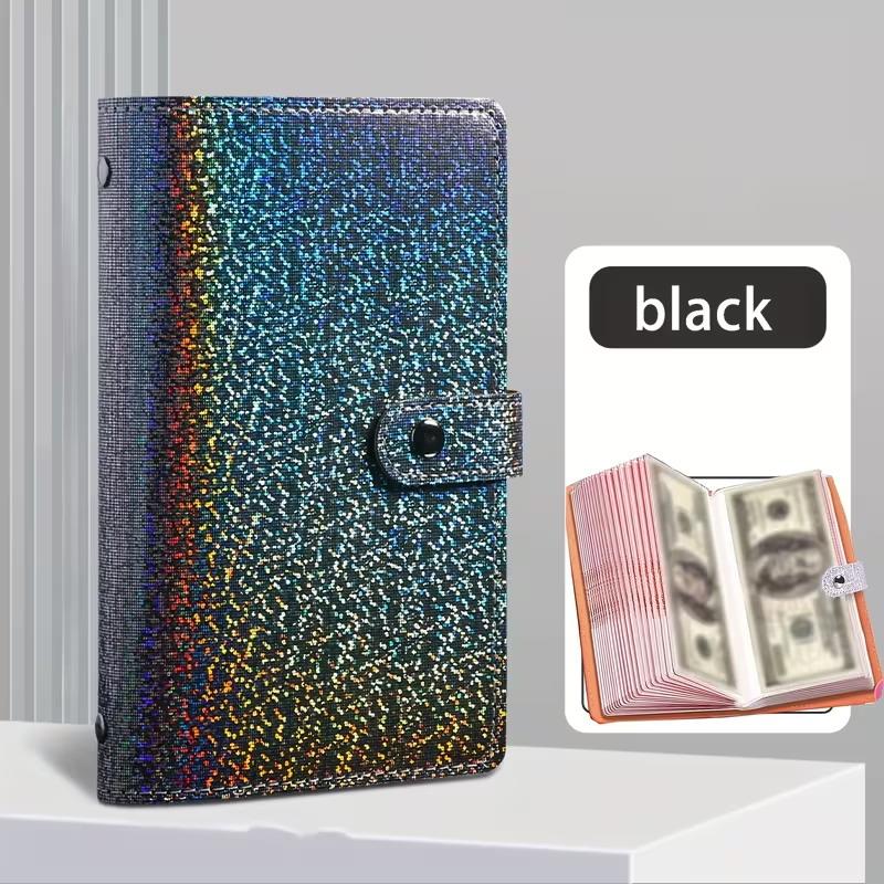 Portable Cash Envelope Binder Wallet A6 Size Money Planner Organizer for Kids Students and Household Budgeting