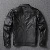 Китайский размер Мужская кожаная куртка из коровьей кожи Мужские куртки из коровьей кожи Весна Осень